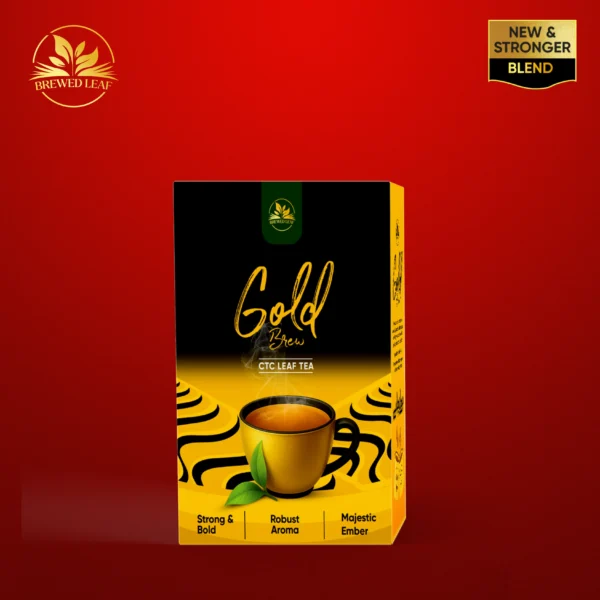 Brewed Leaf Gold Brew CTC Leaf Tea 170g