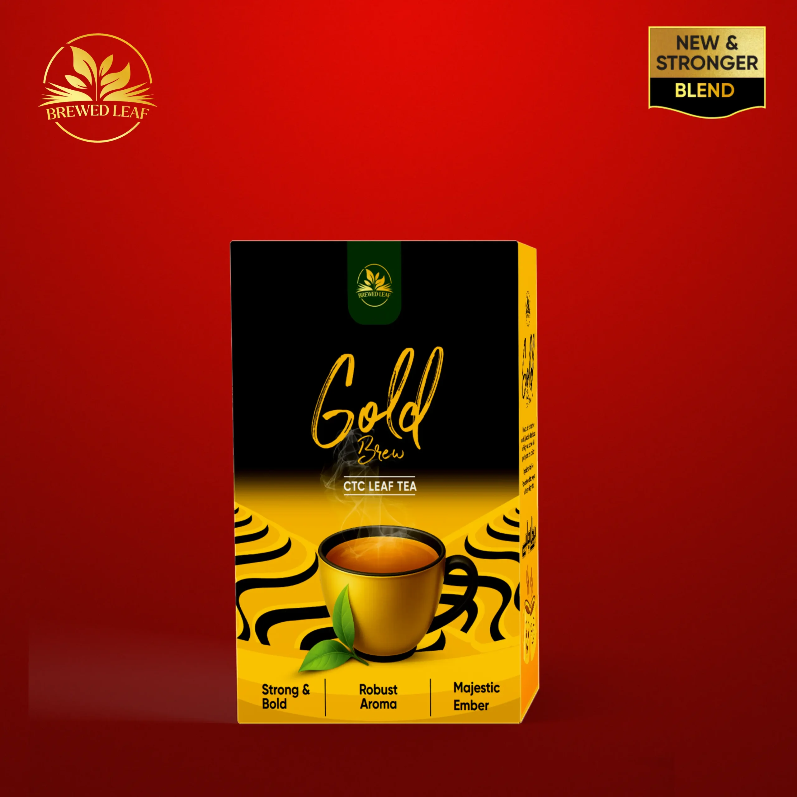 Brewed Leaf Gold Brew CTC Leaf Tea 170g